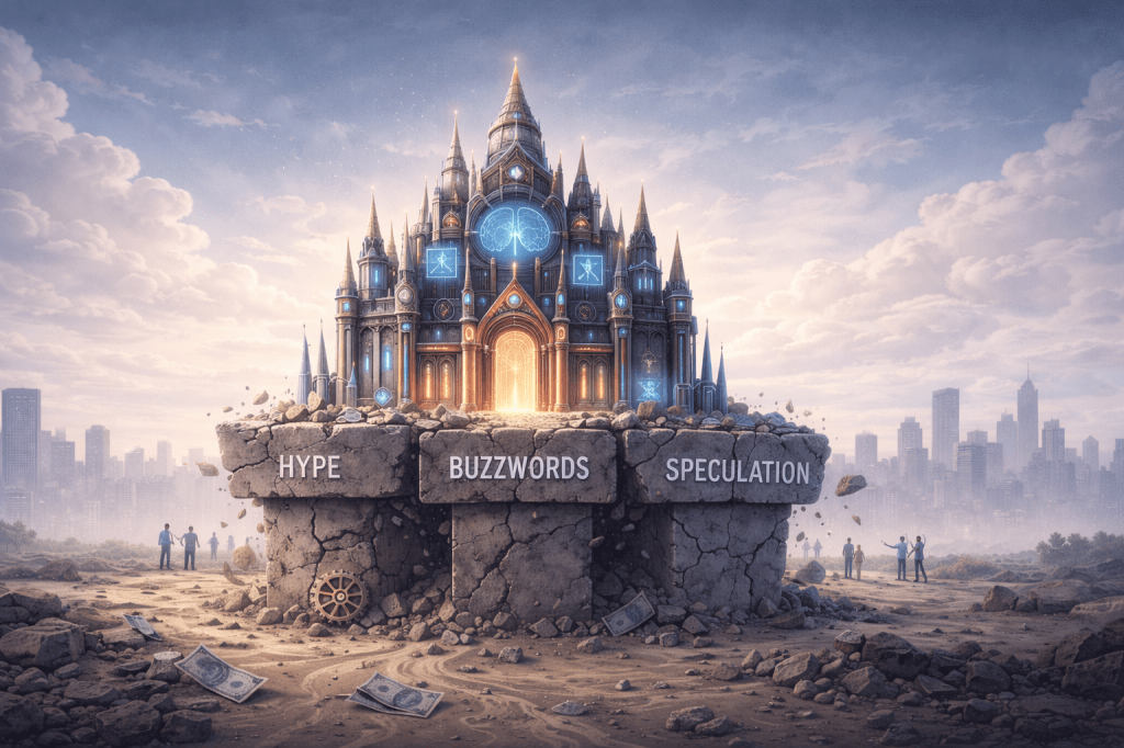 The architecture of hype: why the AI revolution is being built on foundations of exquisitely capitalised&nbsp;nonsense